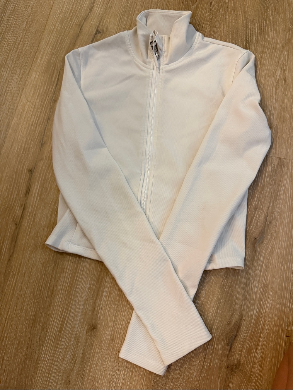 Kyodan White Full-Zip Workout Jacket